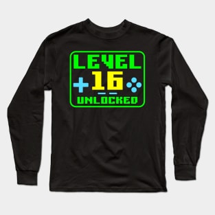 Level 16 Unlocked Long Sleeve T-Shirt